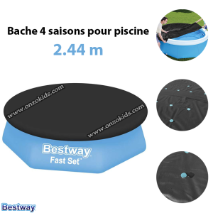 Bache 4 saisons pour piscine 2.44 m – Bestway