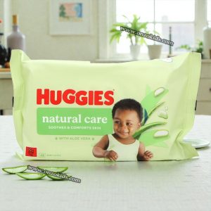 Lingettes pour Bébé Soin Naturel 56 Pcs – Huggies