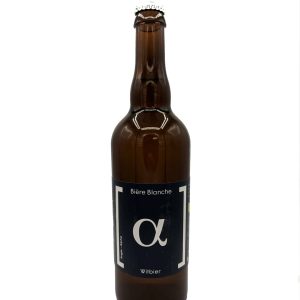 Bière - Brasserie Que d'Ale - Alpha - Bière Blanche - 75cl - VP