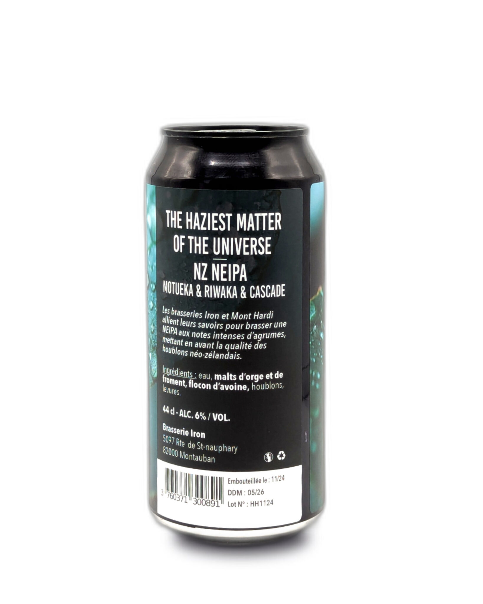 Bière Iron Brewery - The Haziest Matter - NZ NEIPA - 44cl VP – Image 3