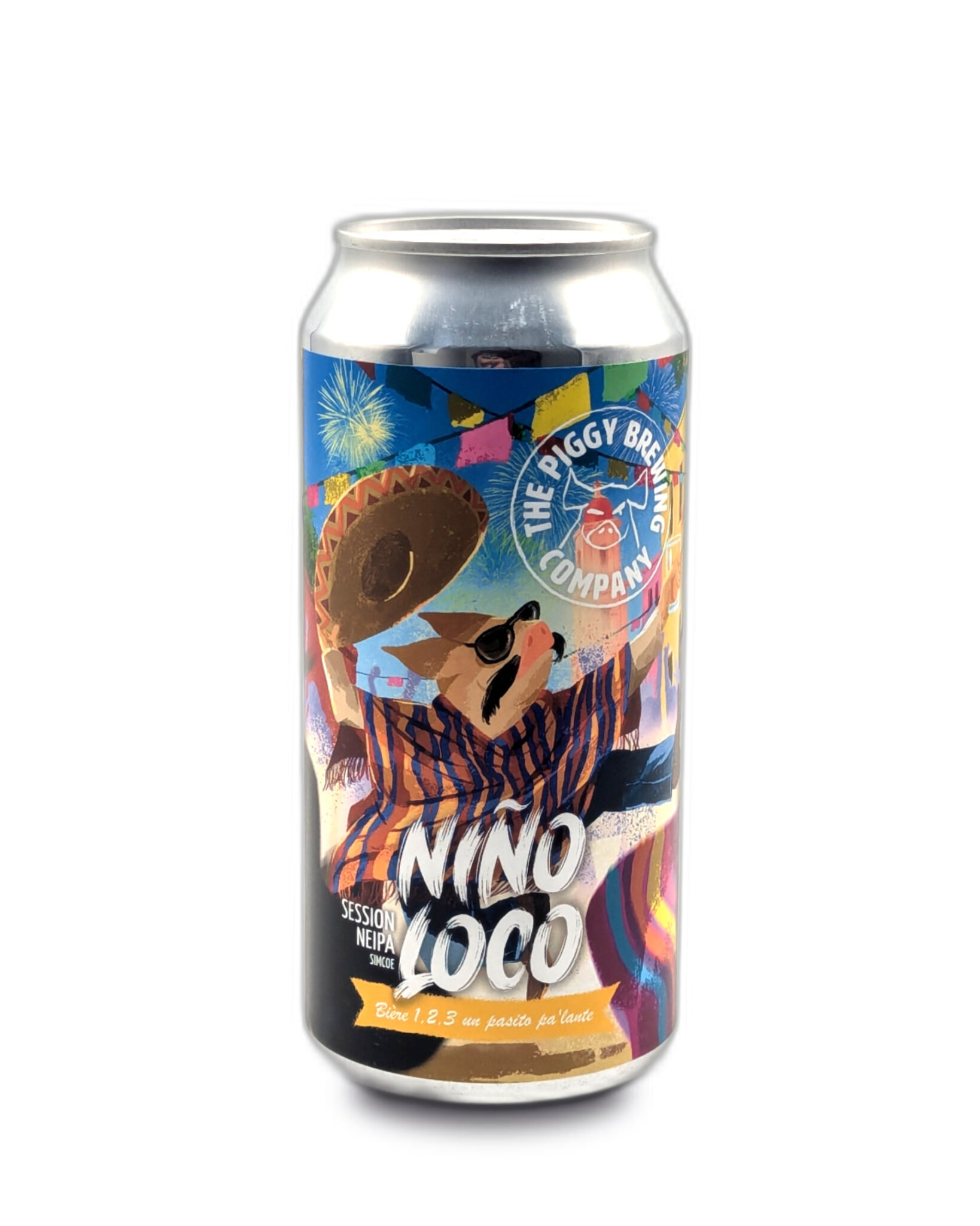 Bière Piggy brewing - Nino Loco - Session NEIPA - 44cl - CAN – Image 2