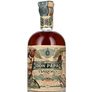 Don Papa Baroko - 70 cl - Boisson spiritueuse à base de rhum - avec tube