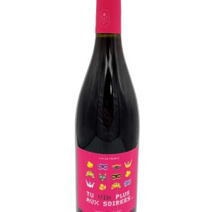 Vin Rouge - Fabien Jouves - VDF - Tu vin plus aux soirées - 2021 - 75cl