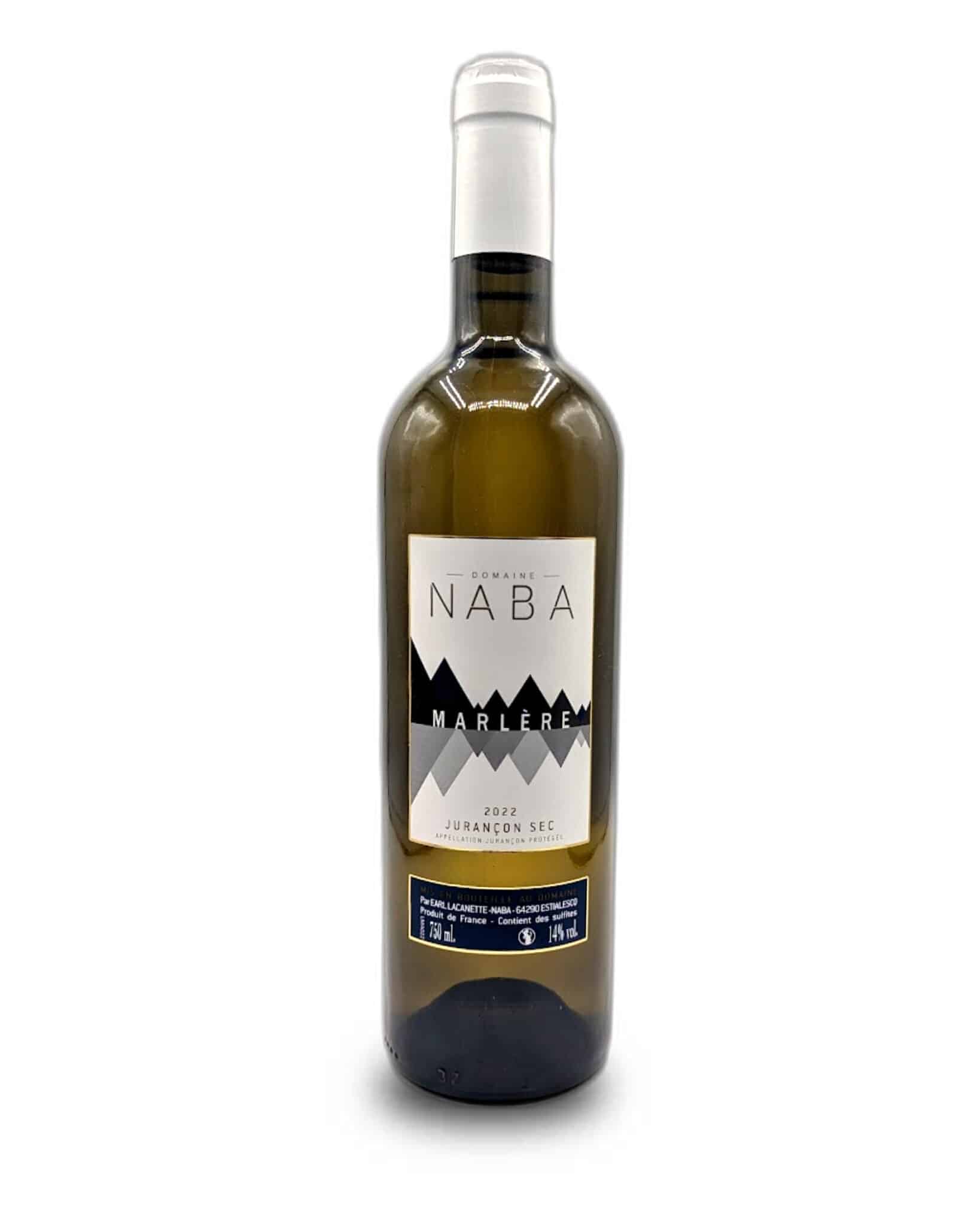 Vin Blanc - Domaine Naba - Jurançon sec - Marlère - 2024 - 75cl