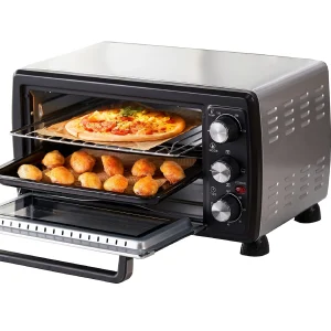 Four électrique 120W EU Plug Multi-Fonctionnel Ménage 22L Grande Capacité Automatique Intelligent Pot Frit Four à Pizza