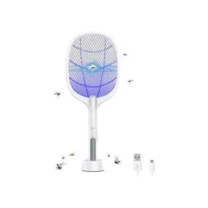Raquette Anti Moustique Electrique avec LED intégrée rechargeable USB