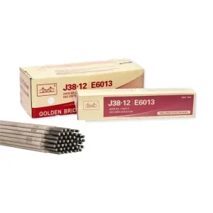 Baguette de soudage – ÉLECTRODES DE SOUDAGE EN ACIER AU CARBONE BAGUETTES -Golden Bridge – J38-12 E6013 – Baguette de soudage 1/8″ (3,2 mm) 5 kg